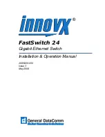 Preview for 1 page of Innovx FastSwitch 24 Installation And Operation Manual