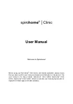 inofab Spirohome Clinic 02000 User Manual preview