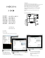inogeni 4KXUSB3 Quick Start Manual preview