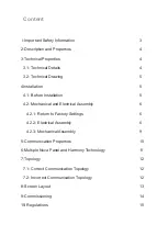 Preview for 2 page of inohom Nova Panel V7 Technical Manual