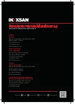 Preview for 40 page of Inoksan 7BG200 Instruction Manual