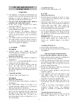 Предварительный просмотр 8 страницы Inoksan 900 Series Instruction Manual