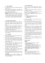 Предварительный просмотр 16 страницы Inoksan FKG022E Instruction Manual