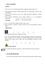 Предварительный просмотр 8 страницы Inoksan inosmart FKG10 User Manual