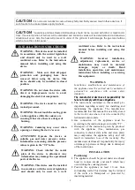 Preview for 9 page of Inoksan PERFECT 700 Series Instruction Manual