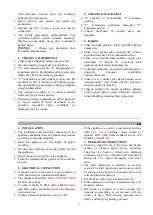 Preview for 3 page of Inoksan PFE100 Instruction Manual