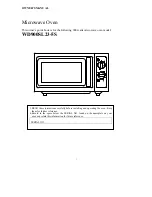 Preview for 1 page of Inoksan WD900SL23-5S Owner'S Manual