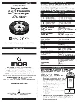 Preview for 1 page of INOR APAQ C130 TC User Instructions