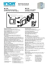 INOR SR 535 User Instructions preview