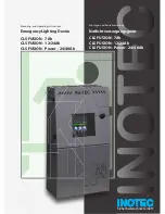 Preview for 1 page of InoTec CLS FUSION 12Ah Mounting And Operating Instructions