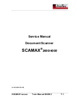 Предварительный просмотр 1 страницы InoTec SCAMAX 2600 Service Manual