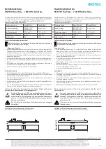 InoTec SN 9107 Ino-Traq Series Operating Instructions preview