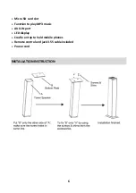 Предварительный просмотр 6 страницы Inovalley HP32-CD User Manual