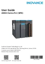 Inovance AM400 Series User Manual preview