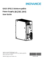 Inovance GA10-UPS12 User Manual preview