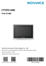 Inovance IT7000 Series User Manual preview