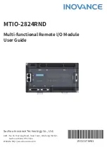 Preview for 1 page of Inovance MTIO-2824RND User Manual