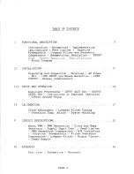 Preview for 3 page of Inovonics 222 Operating & Maintenance Instruction Manual