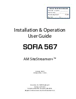 Preview for 3 page of Inovonics AM SiteStreamer+ SOFIA 567 Installation & User Manual