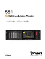 Inovonics Dante 551 Installation & User Manual preview