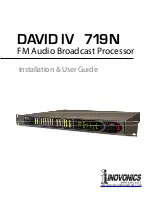 Предварительный просмотр 1 страницы Inovonics DAVID IV 719 N Installation & User Manual