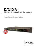 Inovonics David IV Installation & User Manual предпросмотр