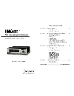 Preview for 1 page of Inovonics Ino 634 mini Installation & User Manual