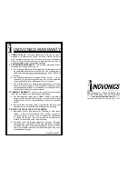 Preview for 22 page of Inovonics INOmini 638 SiteStreamer Installation & User Manual