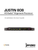 Предварительный просмотр 1 страницы Inovonics JUSTIN 808 Installation & User Manual