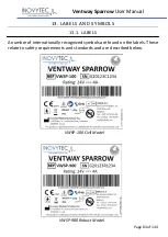 Предварительный просмотр 83 страницы Inovytec Ventway Sparrow User Manual