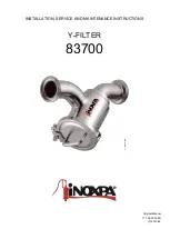 Предварительный просмотр 1 страницы INOXPA 83700 Installation, Service And Maintenance Instructions