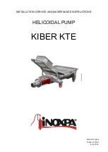 INOXPA KIBER KTE Installation, Service And Maintenance Instructions preview