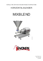 INOXPA MIXBLEND Installation, Service And Maintenance Instructions preview