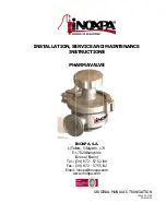 Preview for 1 page of INOXPA PHARMAVALVE Installation, Service & Maintenance Manual