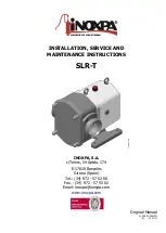 Preview for 1 page of INOXPA SLRT 3-90 Installation, Service And Maintenance Instructions