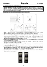 Preview for 13 page of INOXPAN Pando PBE 182-190CRR User'S Manual And Installation