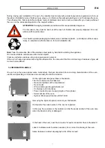 Предварительный просмотр 17 страницы Inoxtrend GUA 004 EB Instructions For The Installation, Use And Maintenance