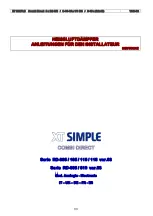 Preview for 33 page of Inoxtrend XT SIMPLE RD-105 Series Instructions For The Installer