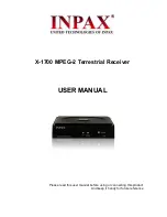 Inpax X-1700 User Manual preview