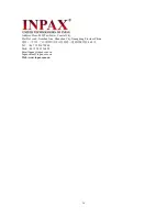 Preview for 20 page of Inpax X-2004 User Manual