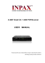 Inpax X-2007 User Manual предпросмотр