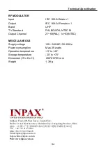 Предварительный просмотр 57 страницы Inpax X-2007 User Manual