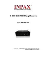 Inpax X -2008 User Manual preview