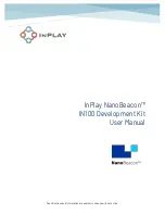 Предварительный просмотр 1 страницы InPlay NanoBeacon IN100 User Manual