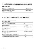 Предварительный просмотр 138 страницы INQUA BR021200 Instructions For Use Manual