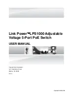 Preview for 1 page of Inscape Data Link Power LPS1000 User Manual