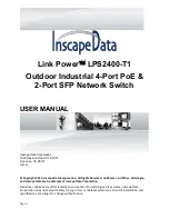 Inscape Data Link Power LPS2400-T1 User Manual preview