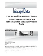 Preview for 1 page of Inscape Data Link Power LPS2802-T1 Series User Manual