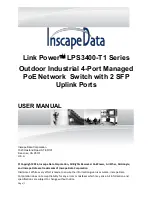 Inscape Data Link Power LPS3400-T1 Series User Manual предпросмотр