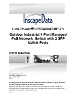 Preview for 1 page of Inscape Data Link Power LPS3400ATMP-T1 User Manual